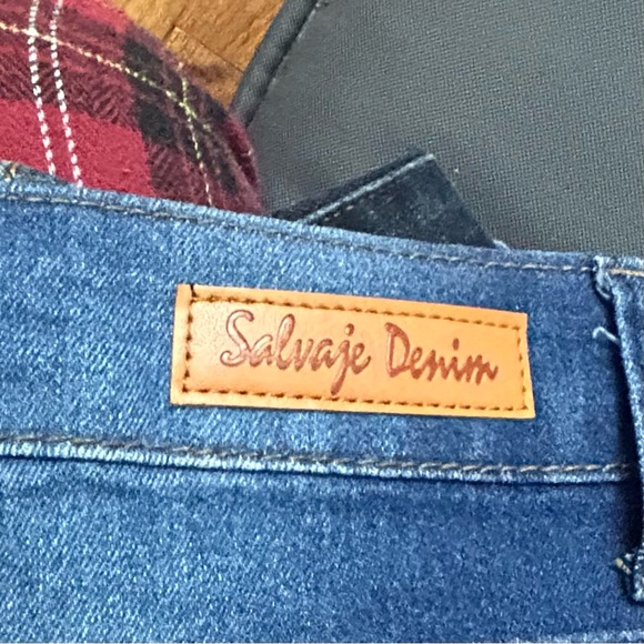 Salvaje stretchy skinny denim jeans, size 7 - Picture 8 of 9